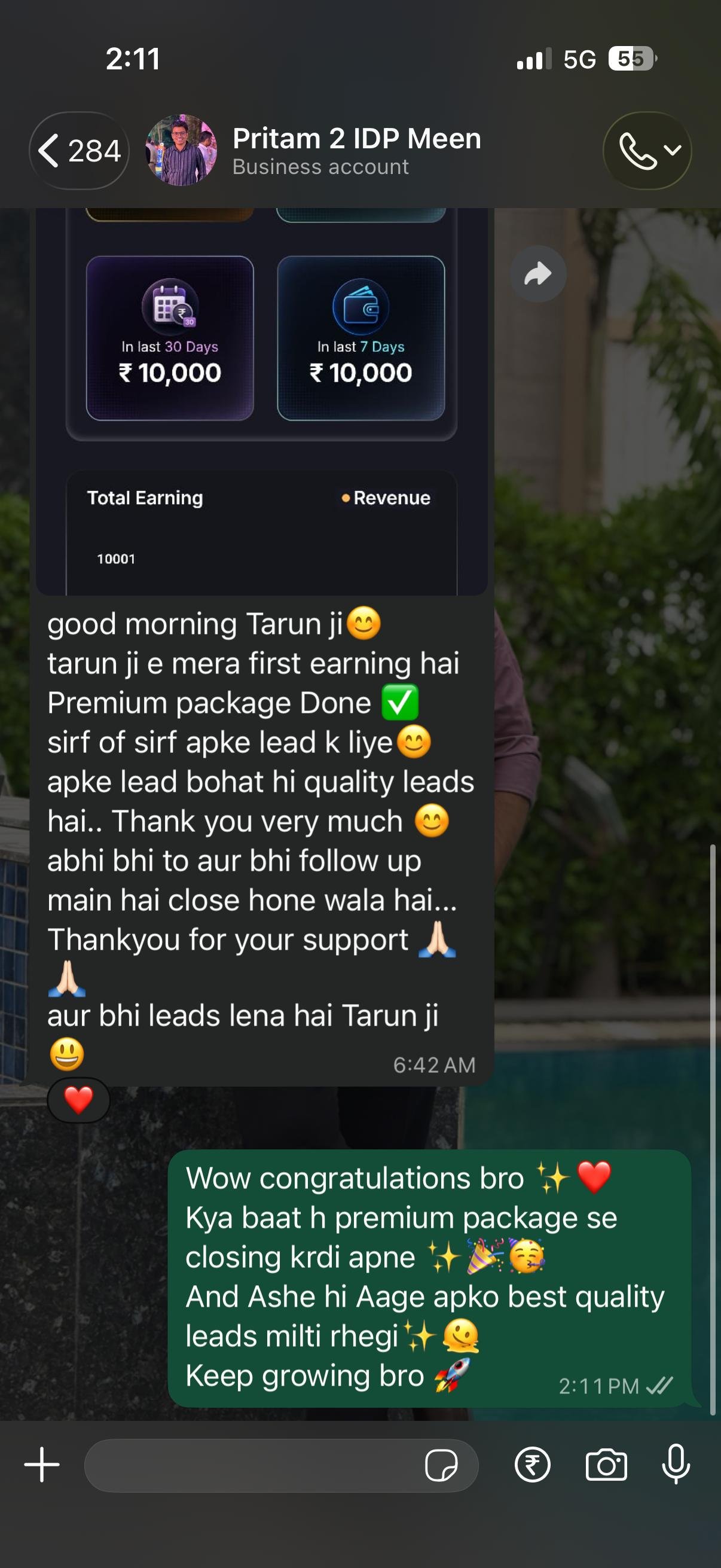 Simran Kaur WhatsApp review